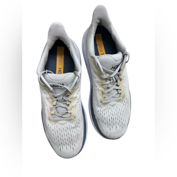 Hoka Gray and White Athletic Shoes - Picture 3 of 8